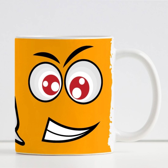 Tazza Smile Interdetto personalizzata con nome, hashtag e frase