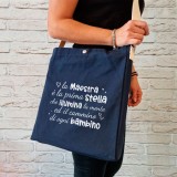 Shopper a Tracolla regalo personalizzato per la maestra con nome e classe