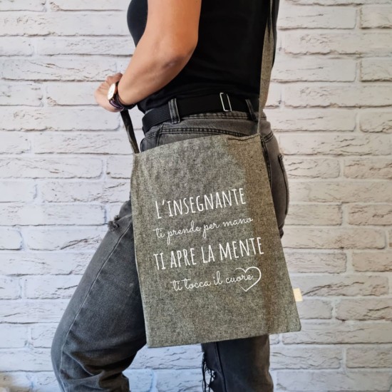 Tracolla regalo per la migliore maestra di sempre personalizzata con nome e classe