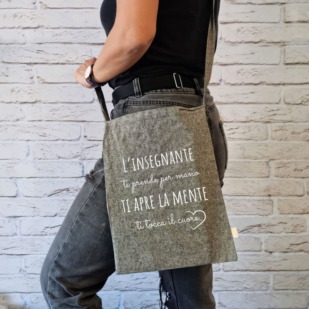 Tracolla regalo per la migliore maestra di sempre personalizzata con nome e classe
