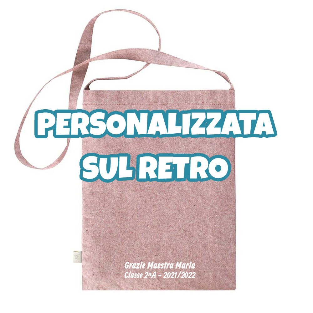 Tracolla regalo per la maestra personalizzata con nome e classe