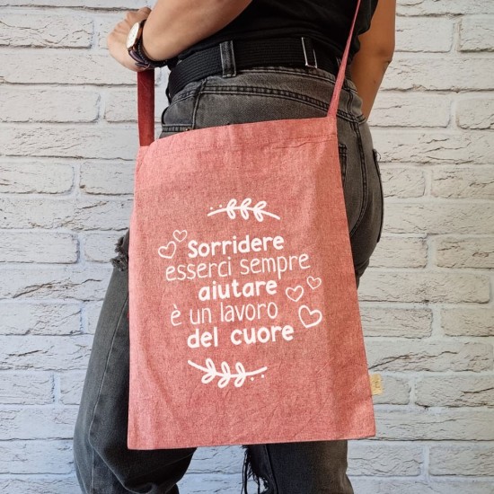 Tracolla regalo per la maestra, le collaboratrice scolastica o catechista, personalizzata con nome