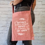 Tracolla regalo per la maestra, le collaboratrice scolastica o catechista, personalizzata con nome