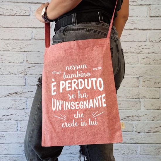Tracolla personalizzata regalo per la maestra o maestro