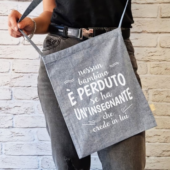 Tracolla personalizzata regalo per la maestra o maestro