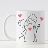 Tazza per innamorati personalizzata con nome e frase d'amore