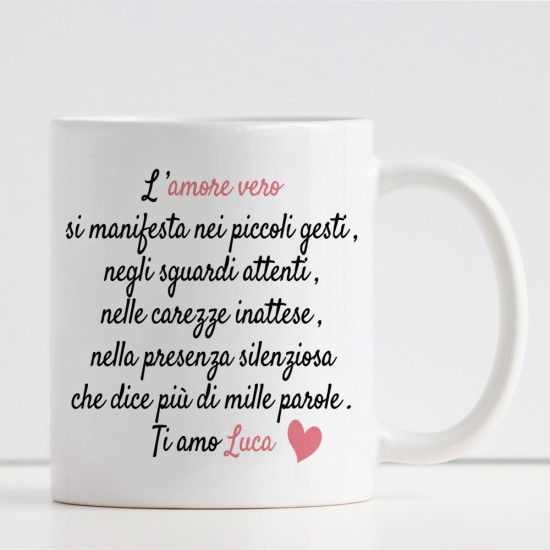tazza innamorati personalizzata