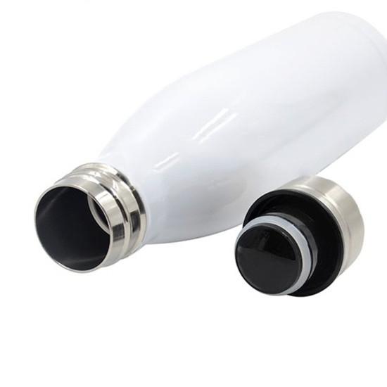 Bottiglia / Borraccia Termica in acciaio personalizzata con palloni da calcio e nome