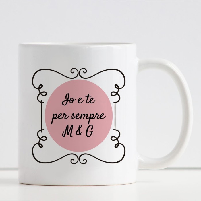 tazza innamorati personalizzata