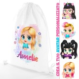 Zainetto con Avatar personalizzato social e nome