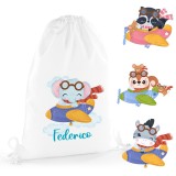 copy of Zainetto personalizzato con disegno e nome per bambini e bambine