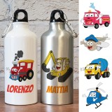 Borraccia per bambino personalizzata con Camion ecc