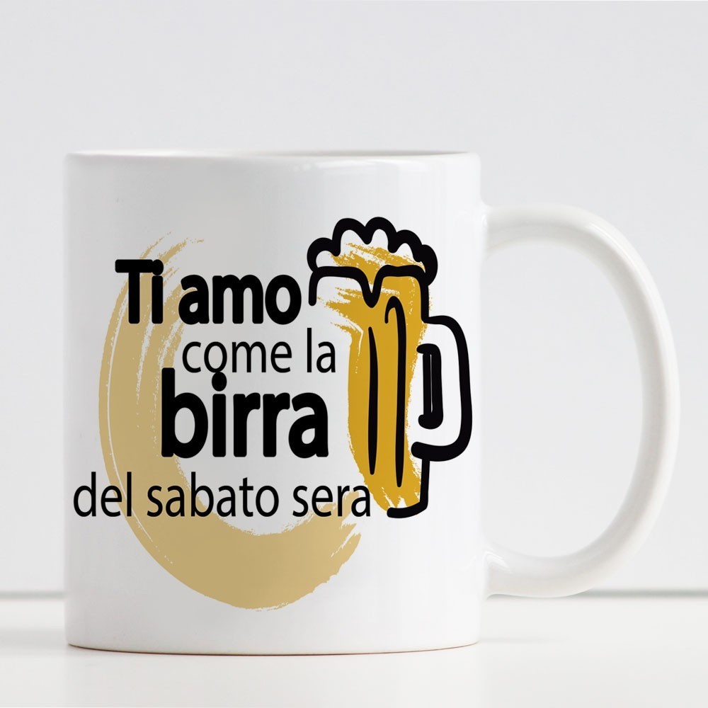 tazza personalizzata amanti birra