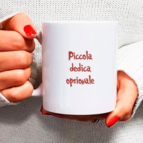 Tazza di Natale personalizzata con cactus, nome e piccola dedica