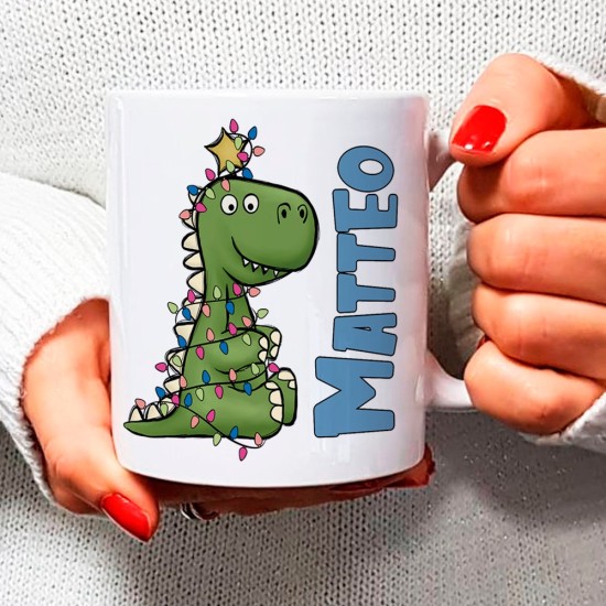 tazza natale dinosauro e nome