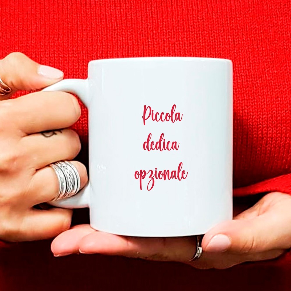 Tazza di Natale personalizzata con dolcissimo gattino, nome e piccola dedica