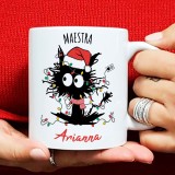Simpatica tazza regalo di Natale per la maestra