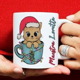 Tazza regalo di Natale per la maestra personalizzata con nomi di tutti i bambini