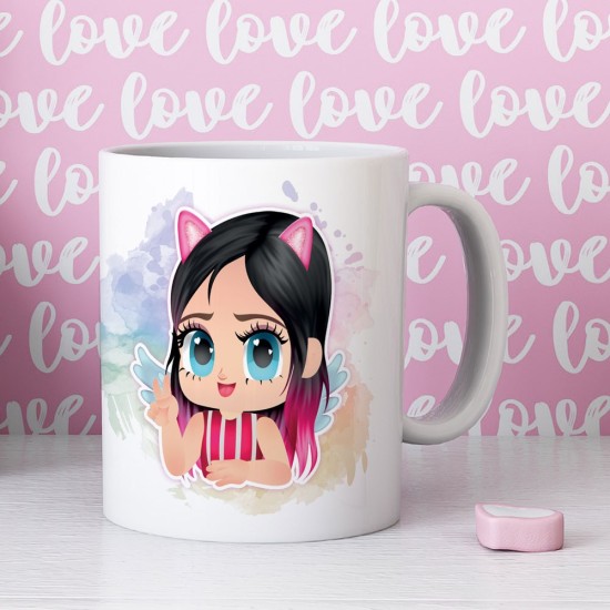 Tazza con Avatar social completamente personalizzabile e nome