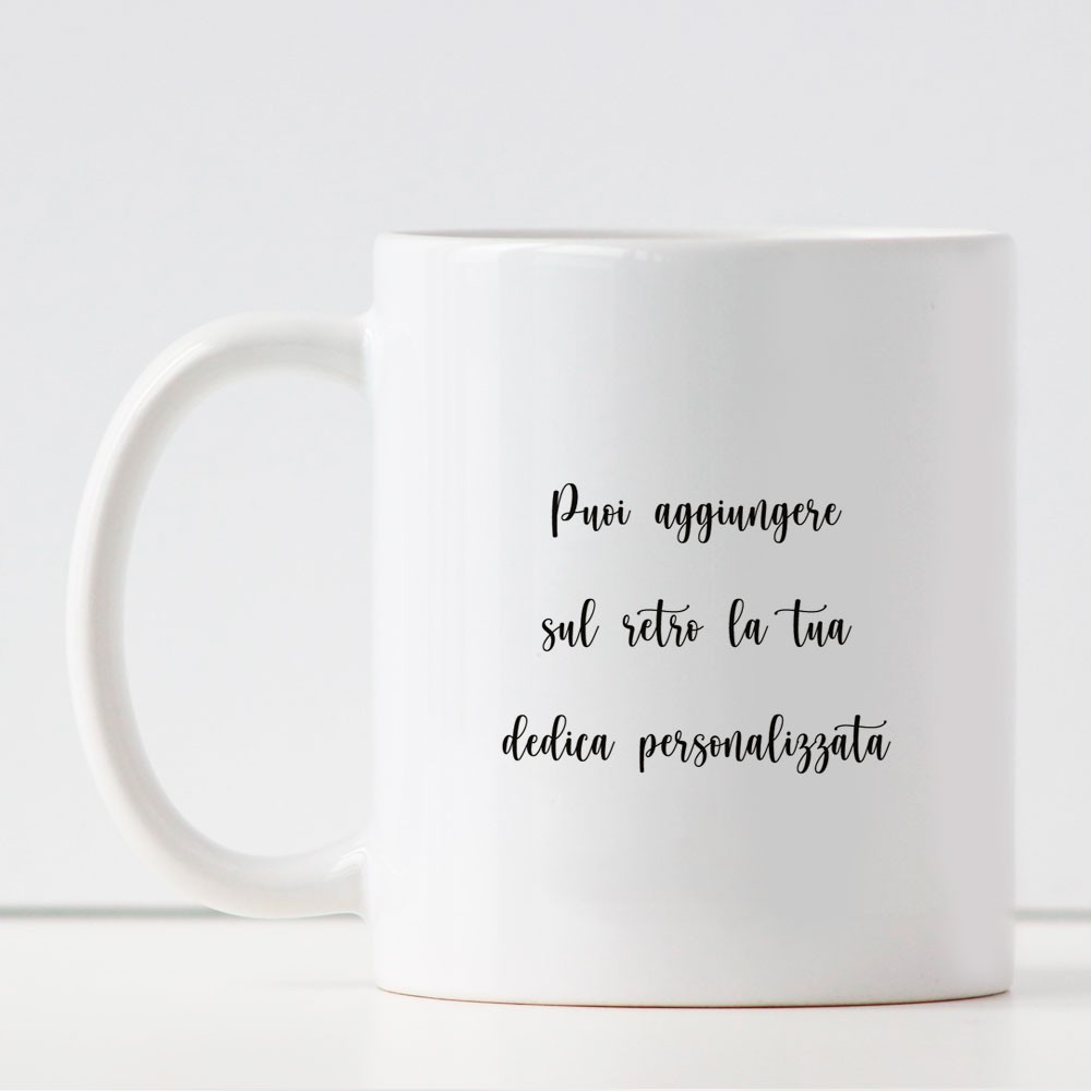 Tazza con coppia innamorati avatar completamente personalizzabile. Regalo per San Valentino, anniversario o occasione speciale