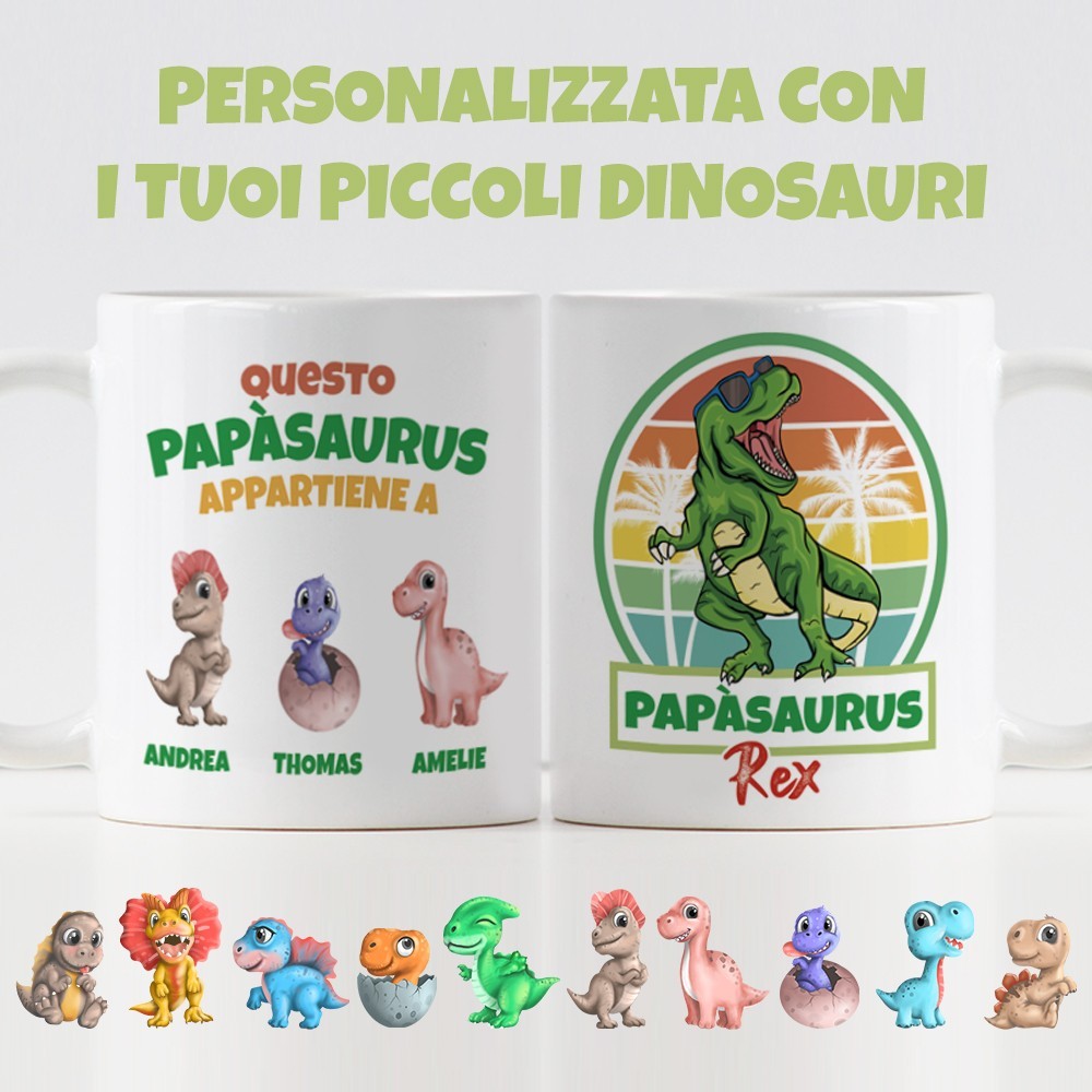 Tazza Papàsaurus