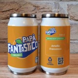 Borraccia lattina regalo per la festa del papà con grafica bibita gasata e nome