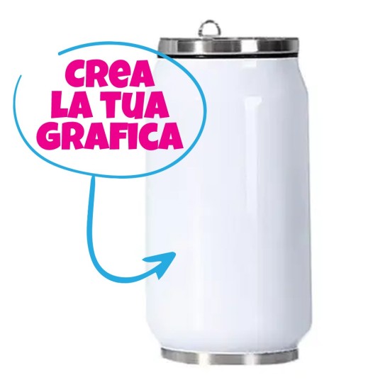 copy of Borraccia lattina regalo per la festa del papà con grafica birra e nome
