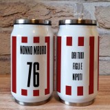 Borraccia lattina squadra di calcio personalizzata con nome e numero e dedica