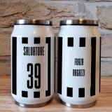 Borraccia lattina squadra di calcio personalizzata con nome e numero e dedica