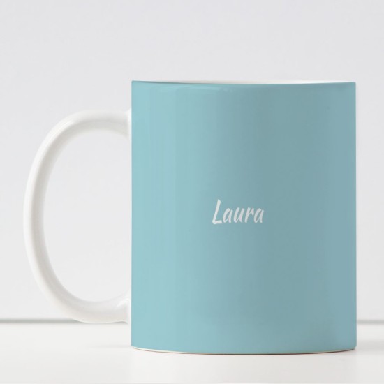 Tazza con disegno cravatta, regalo per il papà personalizzata anche con i nomi dei bambini