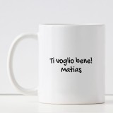 Tazza personalizzata regalo per un papà supereroe e nome