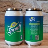 Borraccia lattina regalo personalizzato per la maestra o maestro sprint con grafica bibita e nome e classe