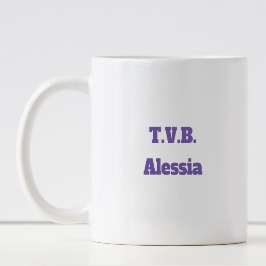 Tazza per il papà personalizzata con la scritta "papà sei il migliore "e nomi