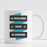 Tazza per il migliore papà con dedica e nomi