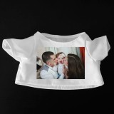 Maglietta per peluche personalizzata con foto o testo