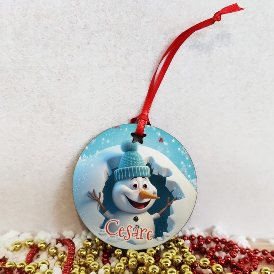 pallina di Natale regalo natalizio personalizzato