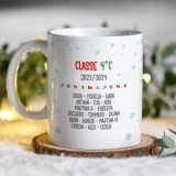 Tazza regalo per Natale per la maestra, personalizzata con avatar e nomi bambini