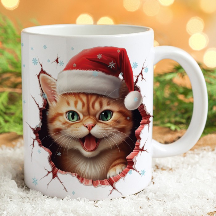 tazza natale gattino nome