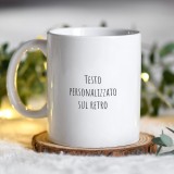 Tazza regalo di Natale personalizzata con avatar natalizio e nome