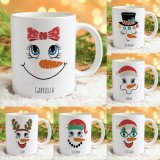 Tazza regalo di Natale personalizzata con avatar natalizio e nome