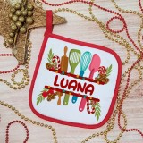 Regalo di Natale presina natalizia personalizzata con nome