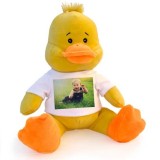 Paperetta peluche personalizzata con foto o scritta sulla maglietta