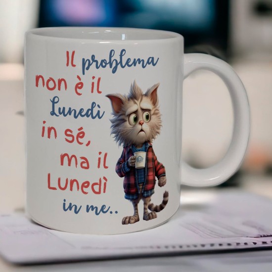 Tazza personalizzata con frase ironica e simpatica e nome o dedica