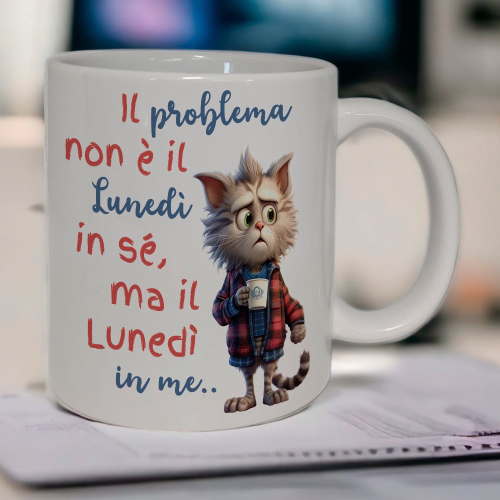 Tazza personalizzata con frase ironica e simpatica e nome o dedica