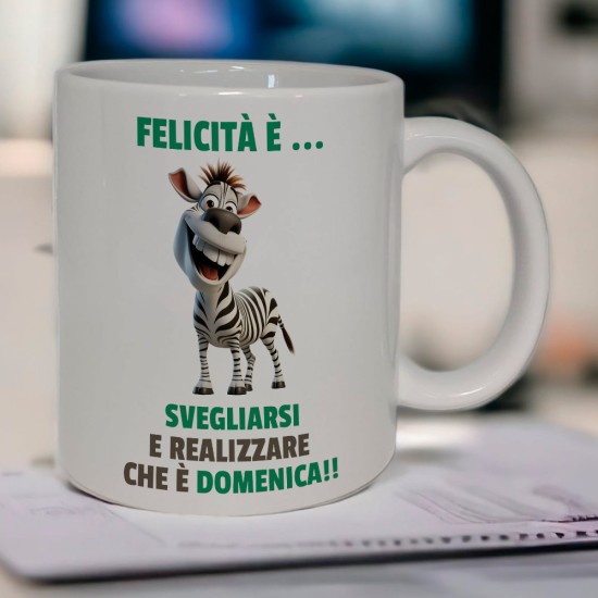 Felicità è svegliarsi e realizzare che è domenica