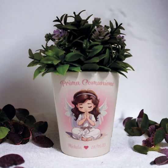 vasetto bomboniera personalizzata bambina prima comunione