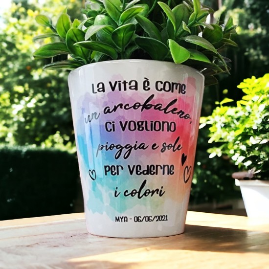 copy of Vaso bomboniera personalizzata per la prima comunione bambina con personaggio a scelta, nome e data