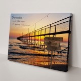 Quadro in tela regalo per la famiglia, personalizzato con nomi