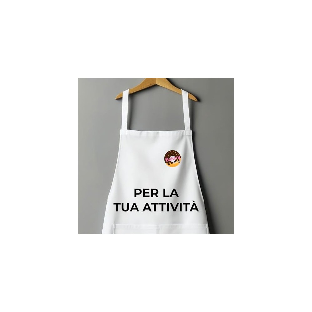 Etichette termo adesive tonde personalizzate con logo testo o immagine
