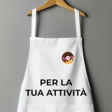 Etichette termo adesive tonde personalizzate con logo testo o immagine